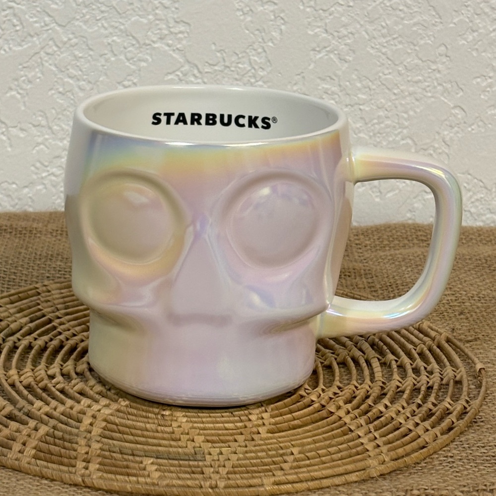 🆕 Starbucks | NEW | 2024 Skull Iridescent | Ceramic Mug | Rare USA release